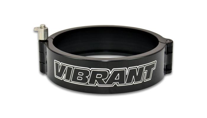 Vibrant 3.5in HD Quick Release Clamp w/Pin - Anodized Black - 12537