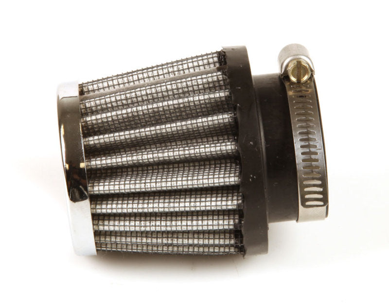K&amp;N Universal Chrome Filter 1 3/8 inch FLG / 2 1/2 inch Base / 2 inch Top / 2 1/4 inch Height - RC-0790