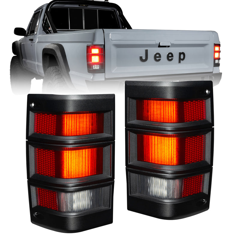 ORACLE Lighting Jeep Comanche MJ LED Tail Lights - Standard Red Lens SEE WARRANTY - 5909-003