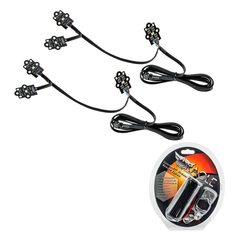 Oracle 19-21 GMC Sierra 1500 RGB+W Headlight DRL Upgrade Kit - ColorSHIFT SEE WARRANTY - 1287-330