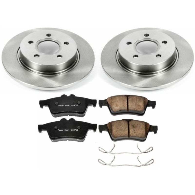 Power Stop 12-18 Ford Focus Rear Autospecialty Brake Kit - KOE5975 for 2012-2018 Ford Focus - front view