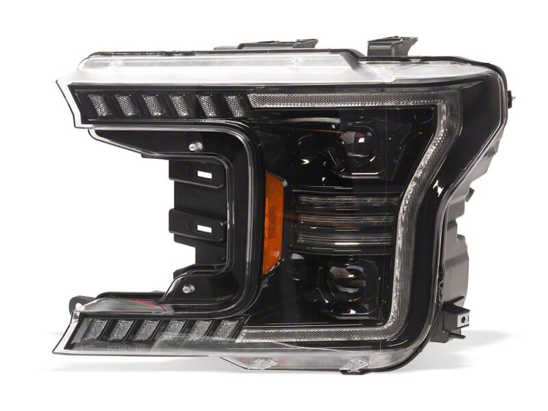 Raxiom 18-20 Ford F-150 LED Halo Surround Headlights with White DRL- Black Housing- Clear Lens - T583569 - close-up view 5
