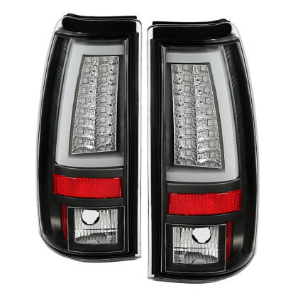 Clearance - Spyder Chevy Silverado 1500/2500 99-02 Version 2 LED Tail Lights - Black ALT-YD-CS99V2-LED-BK