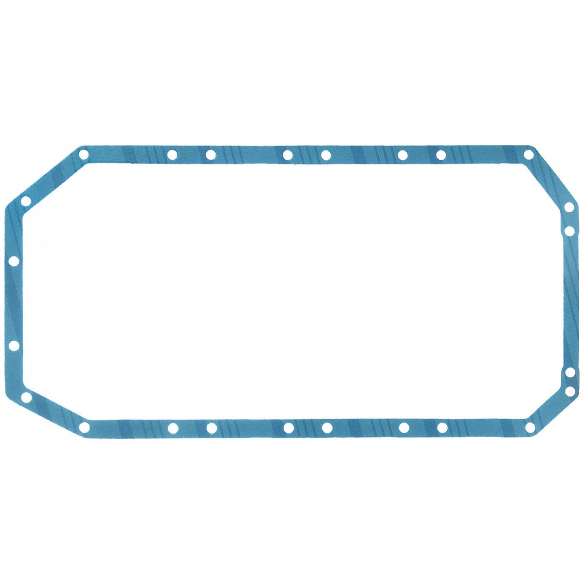 Fel-Pro 1837 Engine Oil Pan Gasket Set Composite material w/steel core and silicone coating - front view