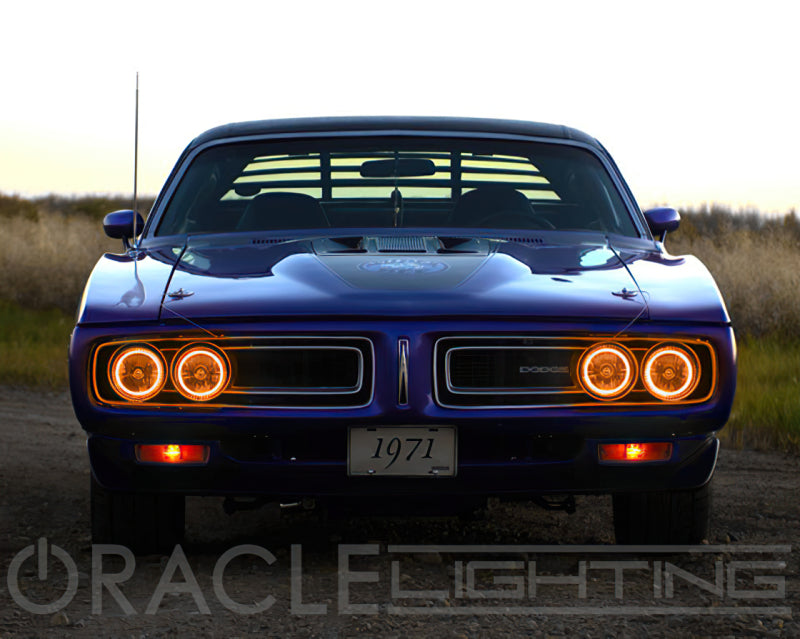 Oracle Pre-Installed Lights 5.75 IN. Sealed Beam - Amber Halo SEE WARRANTY - 6904-005