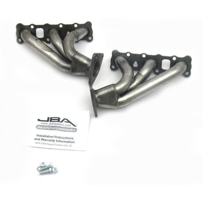 JBA 04-15 Nissan 4.0L V6 1-5/8in Primary Raw 409SS Cat4Ward Header - 1410S