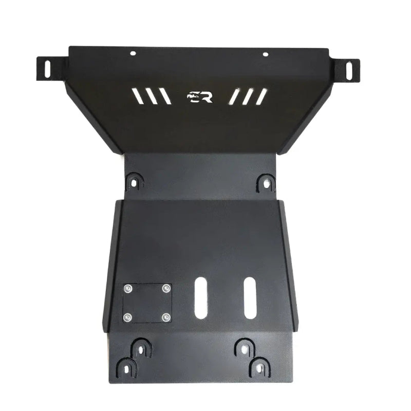 Cali Raised 2014+ Toyota Tacoma Front Skid Plate - Aluminum / Powder Coat - CR4334 - front view