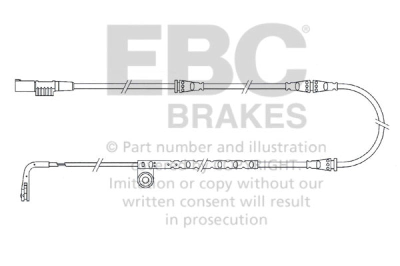 EBC 2005-2006 Land Rover Range Rover Sport 4.4L Front Wear Leads - EFA151