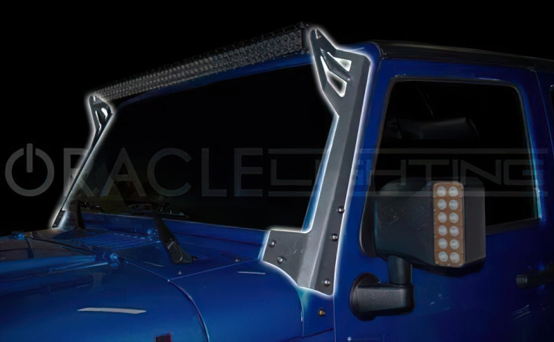 Oracle Jeep JK Upper Windshield Brackets (Pair) SEE WARRANTY - 2046-504