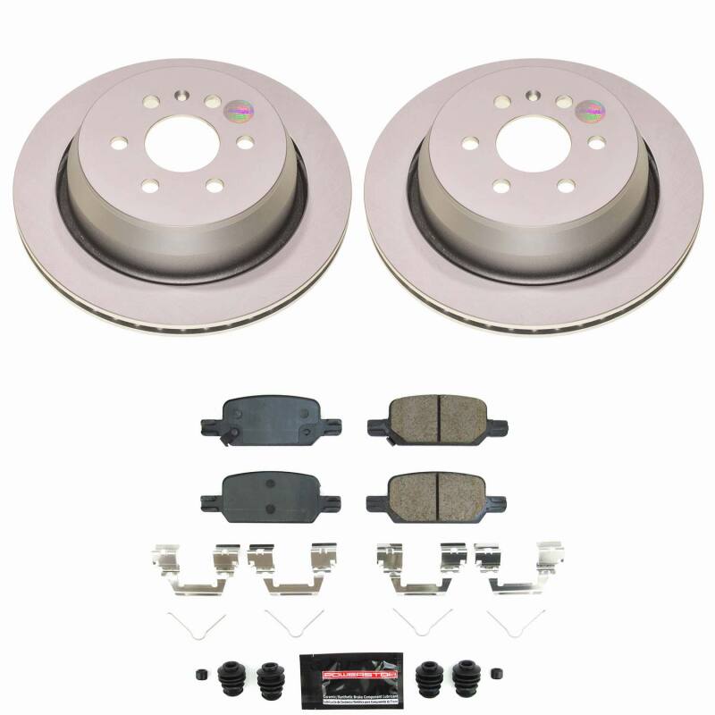 Power Stop 21-22 Chevrolet Colorado Rear Z23 Coated Brake Kit - CPK8761-23
