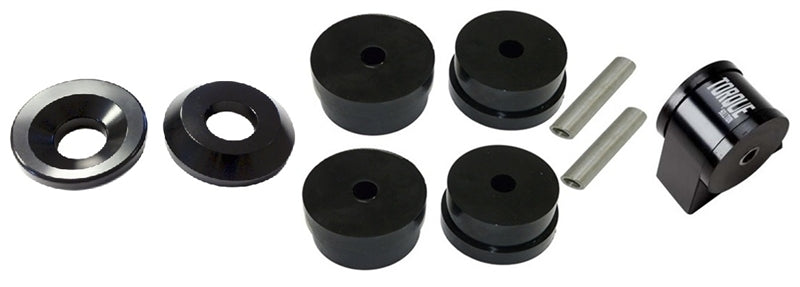 Torque Solution Side/Rear Mount Inserts &amp; Billet Front Engine Mount Combo: Mitsubishi Evo X 08-14 - TS-EX-006