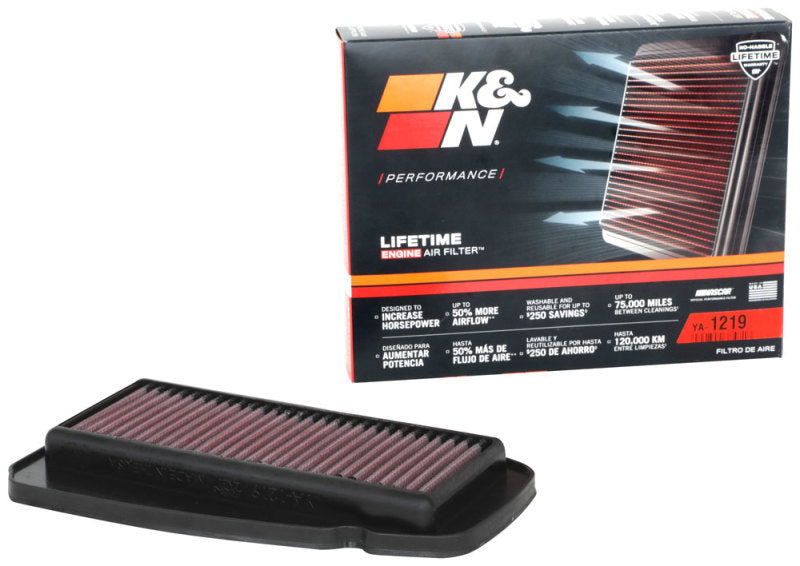 K&amp;N Yamaha YZF R125 2019 Replacement Air Filter - YA-1219