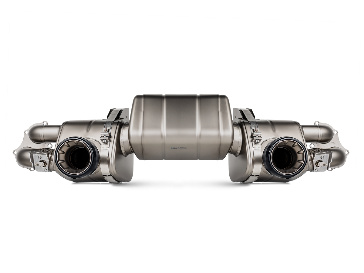 Akrapovic 2020+ Porsche Cayman GT4 (718) Slip-On Line (Option 2) w/Titanium Tips - S-PO/TI/18/1-TP