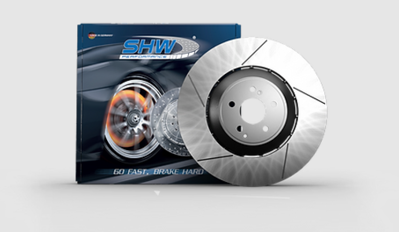 SHW 15-18 Porsche Macan Turbo w/19in Wheel/Perf Package Left Frt Slotted LW Brake Rotor (95B615301P) - PFL49531 for 2015-2018