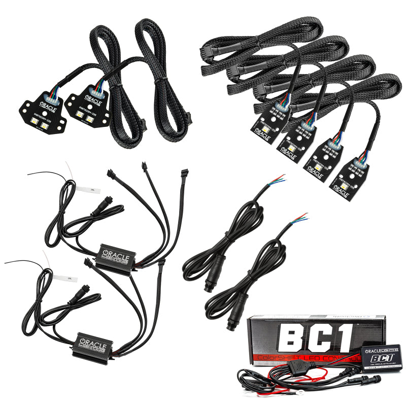 Oracle 15-21 Dodge Charger RGB+W DRL Headlight DRL  Kit - ColorSHIFT w/ BC1 Controller SEE WARRANTY - 1443-335