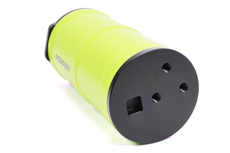 Perrin 13-25 Subaru BRZ / 04-21 Subaru STI / 02-25 Subaru WRX Coolant Overflow Tank - Neon Yellow - ASM-ENG-505NY
