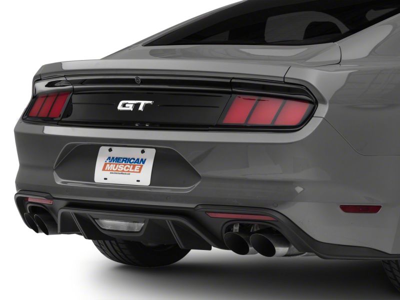 Raxiom 15-23 Ford Mustang Profile LED Tail Lights Gloss Blk Housing- Red Lens - 402182