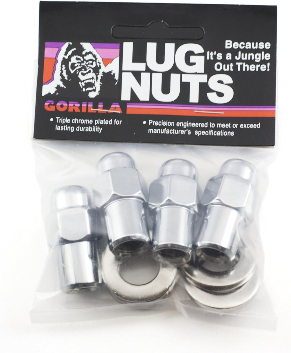 Gorilla Automotive - Cragar Mag Lug 13/16" 12-1.50 CHR Bag - 73137CRB