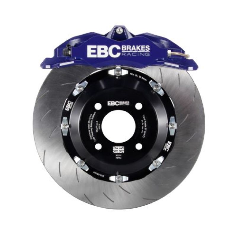 EBC Racing 12-17 Ford Fiesta ST (Mk7) Blue Apollo-4 Calipers 330mm Rotors Front Big Brake Kit - BBK007BLU-2