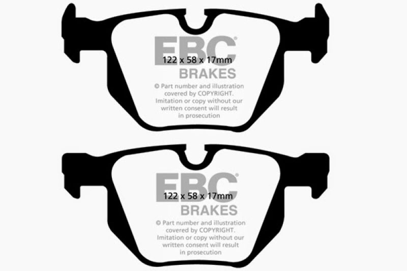 EBC 13+ BMW X1 3.0 Turbo (35i) Redstuff Rear Brake Pads - DP31588C