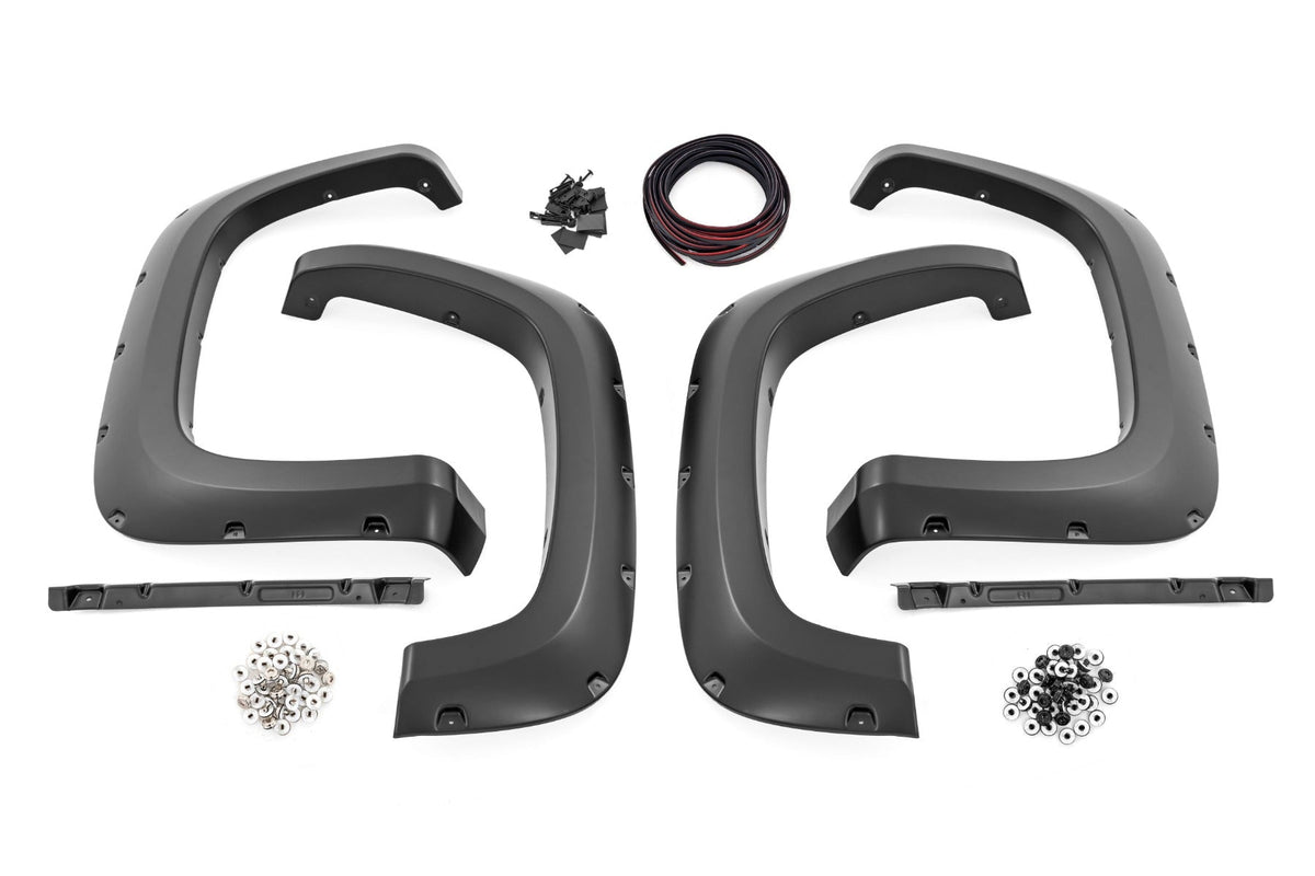 Rough Country - Pocket Fender Flares - Chevy Silverado 2500 HD/3500 HD (20-25)