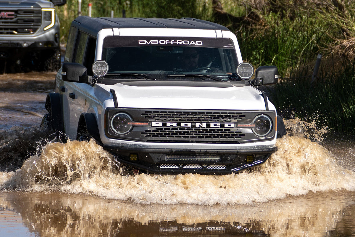 DV8 Offroad - 2021-2026 Ford Bronco Black Headlights - HLCBR-01
