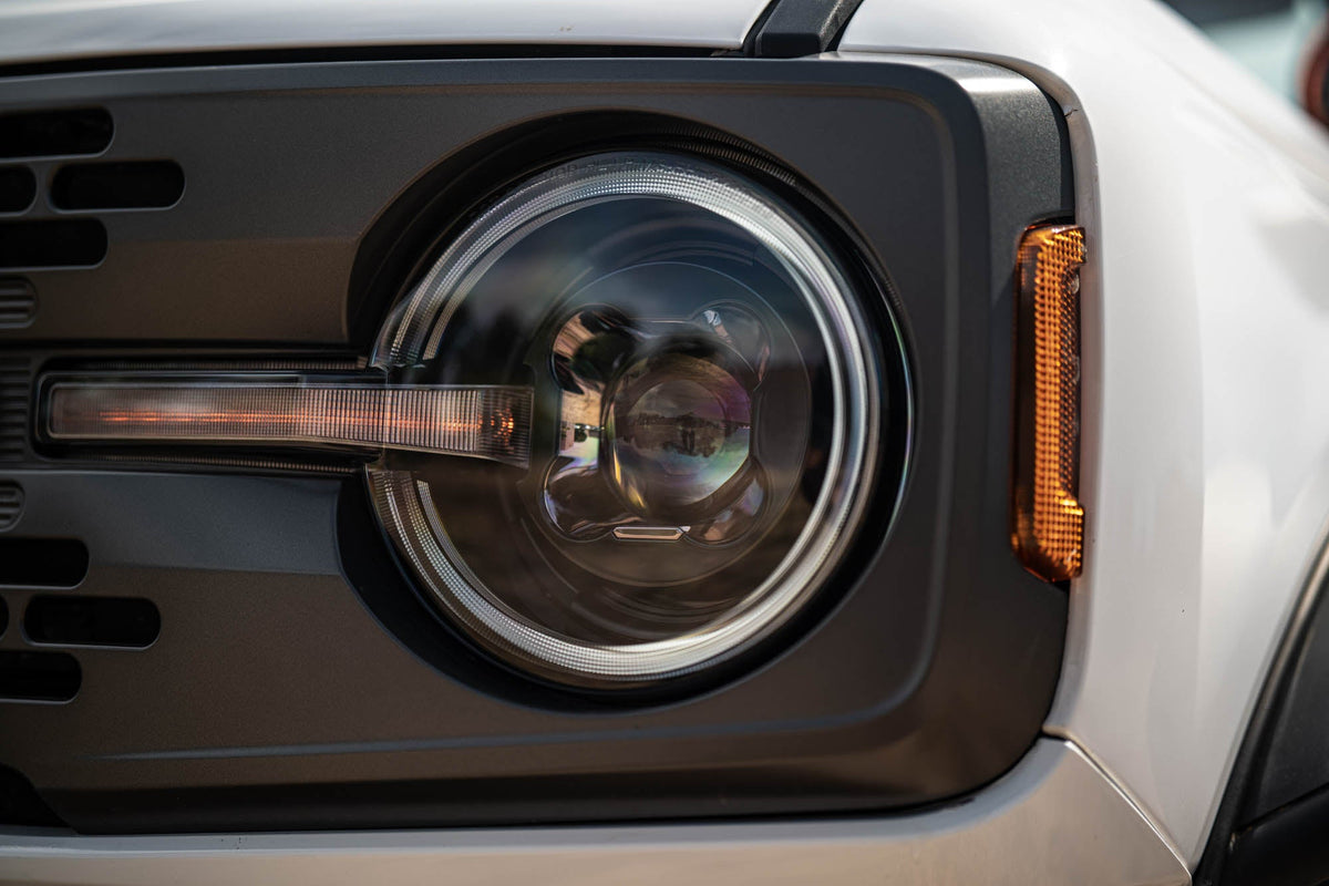 DV8 Offroad - 2021-2026 Ford Bronco Black Headlights - HLCBR-01