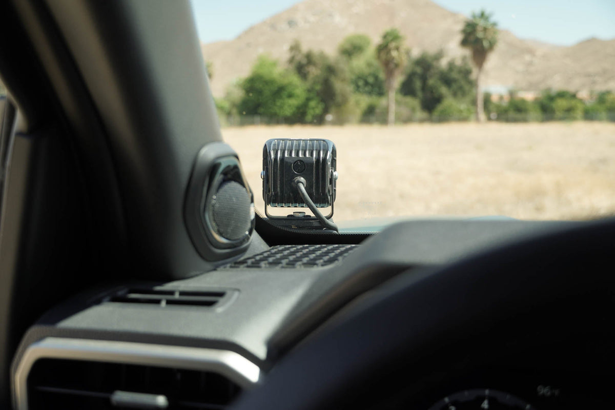 DV8 Offroad - 2025+ Toyota 4Runner Ditch Light Brackets - LBTF3-01