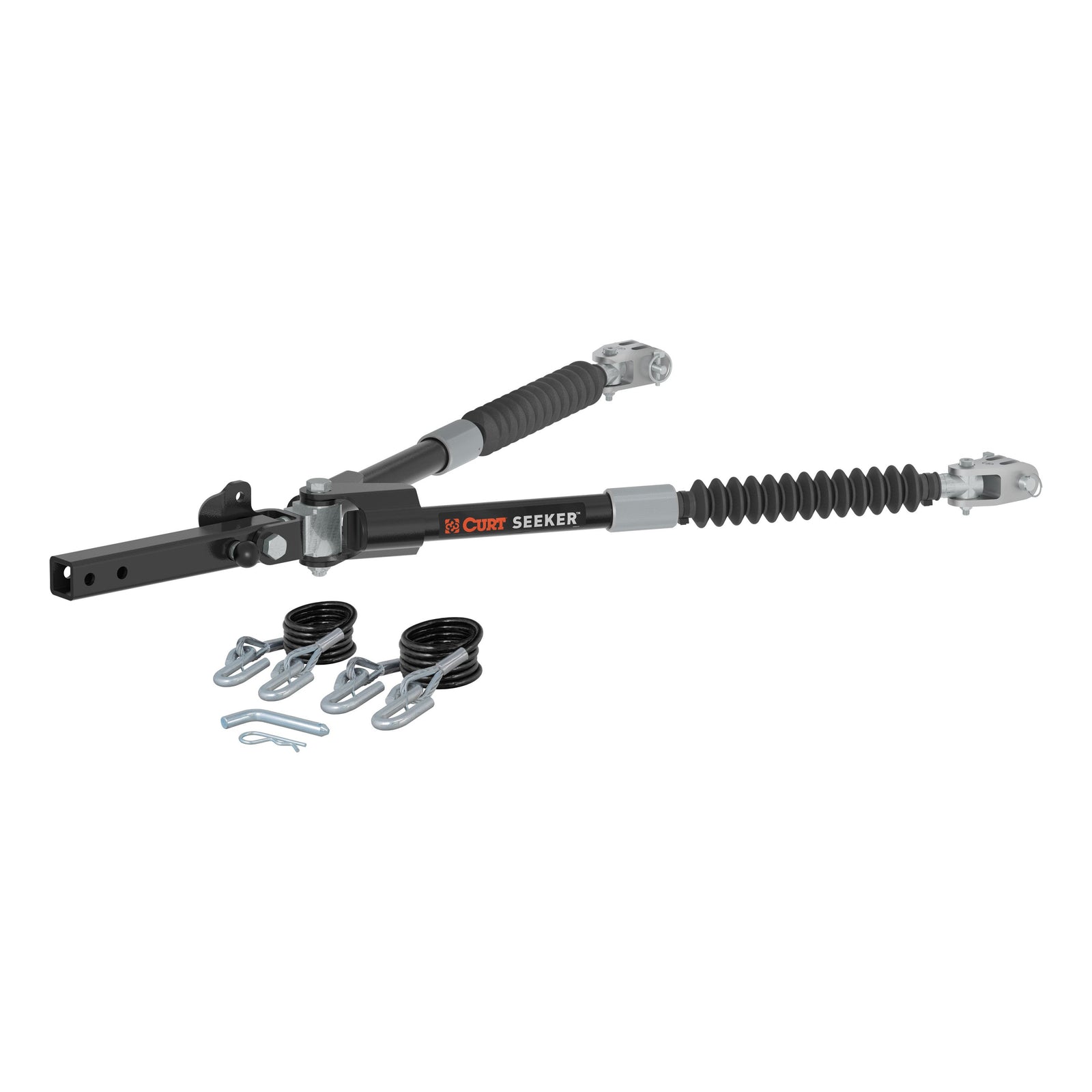 CURT 70012 Seeker Steel RV Tow Bar, 10,000 Pounds, 2-Inch Shank