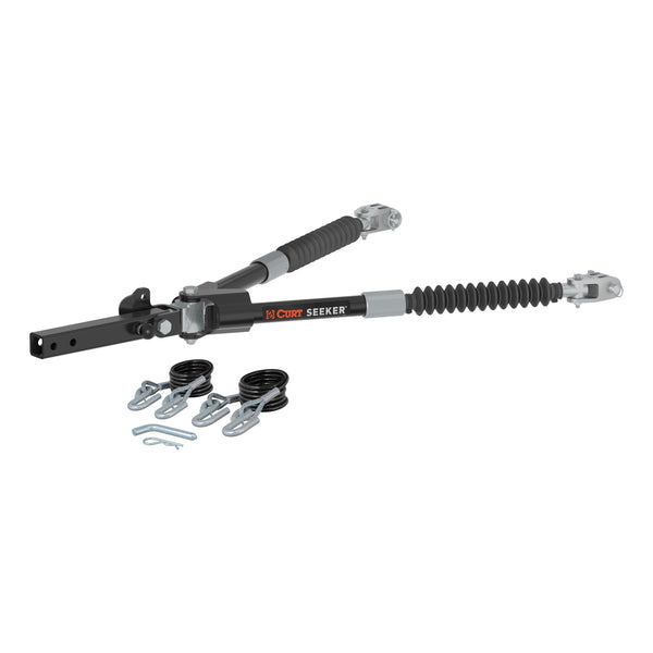 CURT 70012 Seeker Steel RV Tow Bar, 10,000 Pounds, 2-Inch Shank