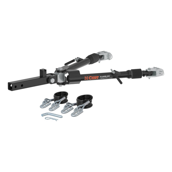 CURT 70015 Rambler Steel RV Tow Bar, 7,500 lb. Capacity, 2" Shank
