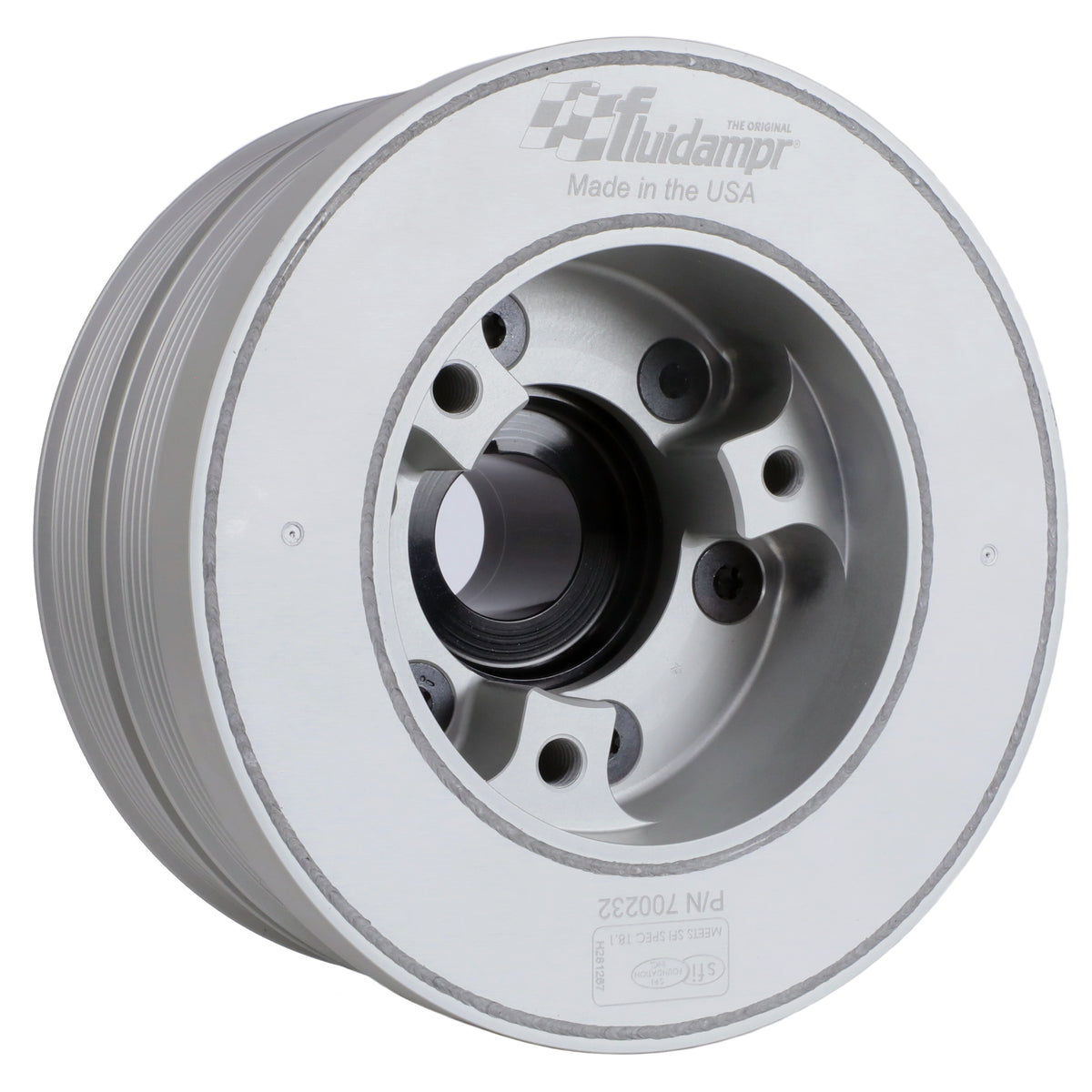 Fluidampr 11-22 Ford Mustang 5.0L Coyote Aluminum Internally Balanced Damper - 700232 for 2011-2024 Ford F 150 - front view