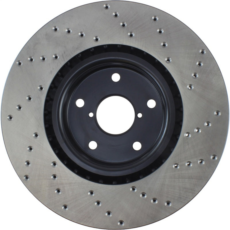 StopTech 05-17 Subaru WRX Cryo Drilled Sport Right Front Rotor - 128.47022CR