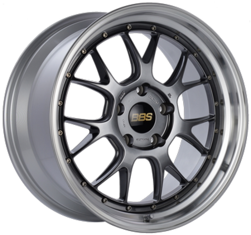 BBS LM-R 19x10.5 5x114.3 ET15 82mm PFS Ring/Clip Required - Diamond Black Wheel - LM356DBPK by BBS