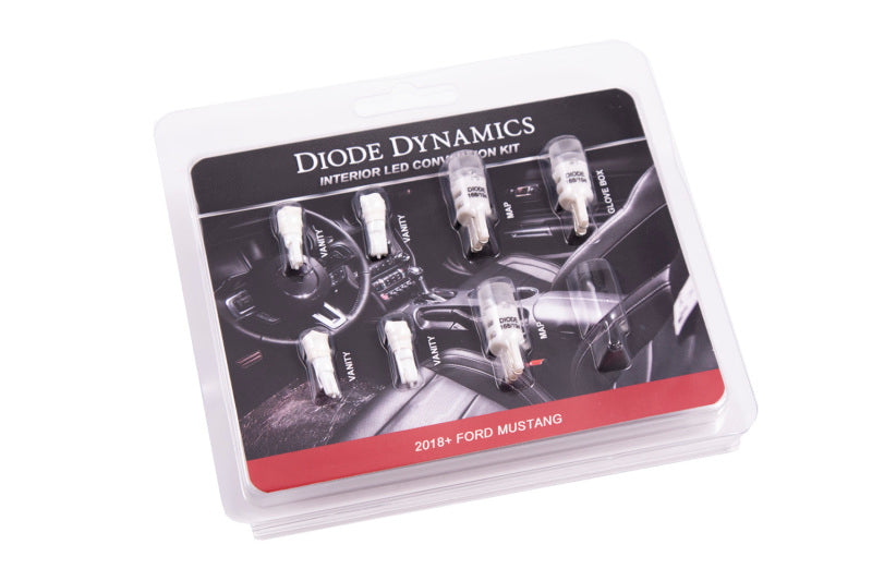 Diode Dynamics 18-23 Mustang Stage 2 Mustang Interior LED Light Kit - Cool - White - DD0360