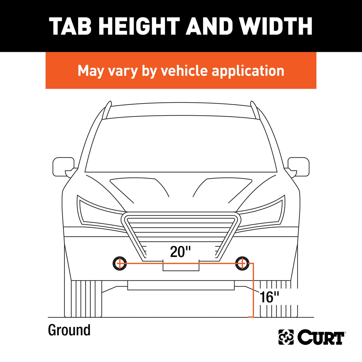 CURT 70118 Custom Tow Bar Base Plate Brackets for Dinghy Towing, Fits Select GMC Acadia