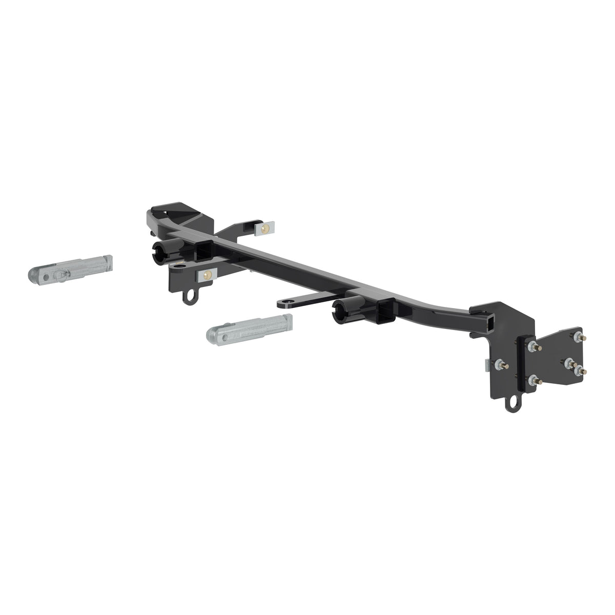 CURT 70119 Custom Tow Bar Base Plate Brackets for Dinghy Towing, Fits Select Ford Fiesta
