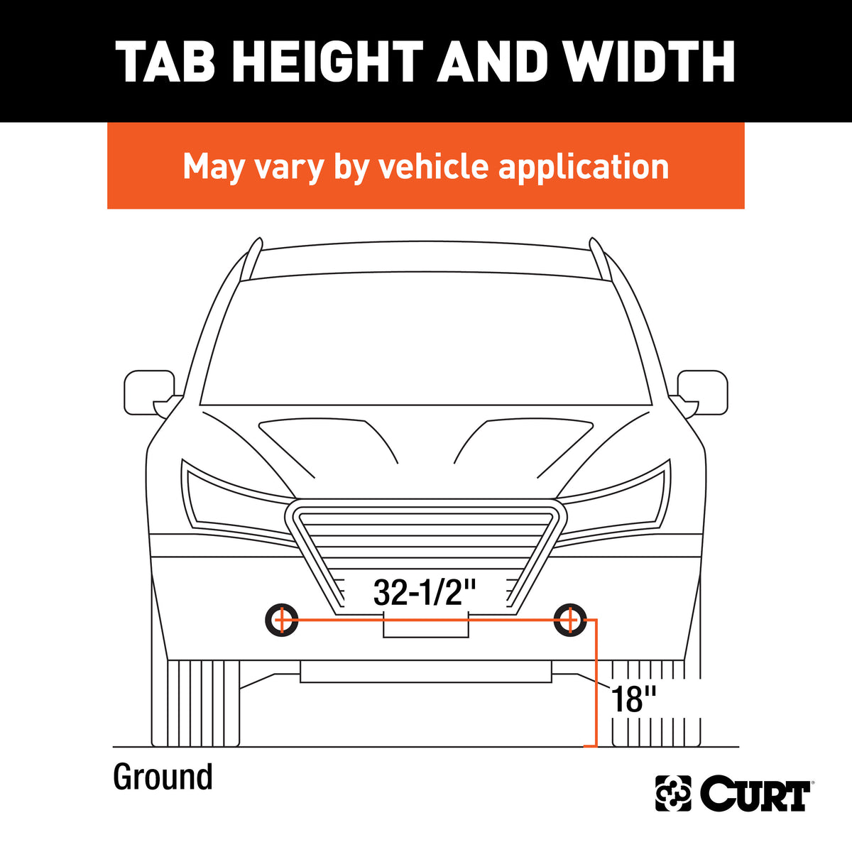 CURT 70120 Custom Tow Bar Base Plate Brackets for Dinghy Towing, Fits Select Chevrolet Silverado, Suburban, Tahoe, GMC Sierra