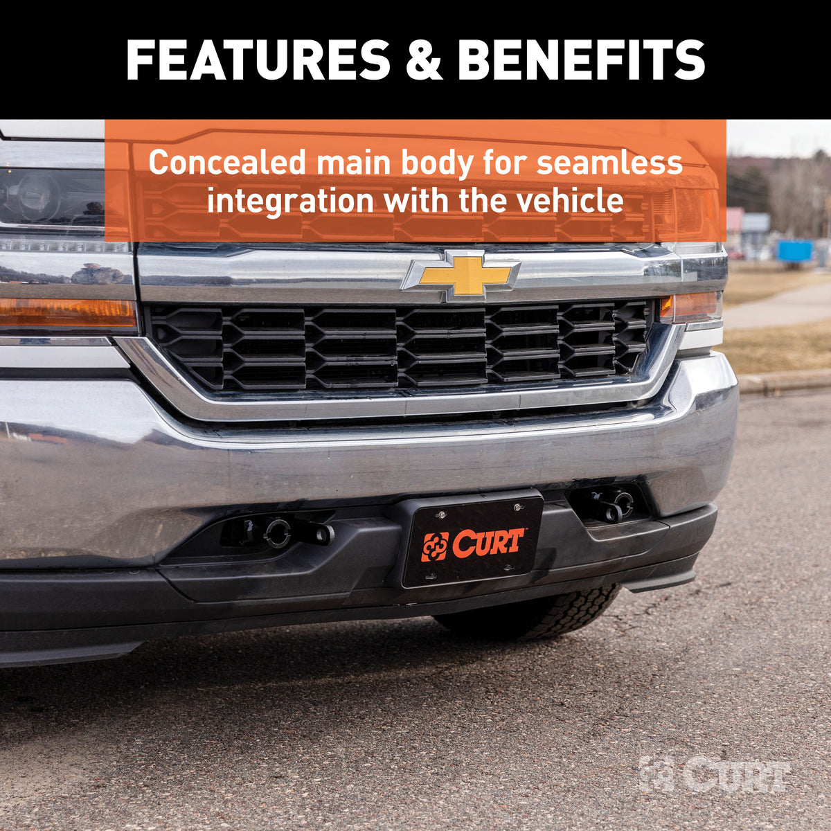 CURT 70120 Custom Tow Bar Base Plate Brackets for Dinghy Towing, Fits Select Chevrolet Silverado, Suburban, Tahoe, GMC Sierra