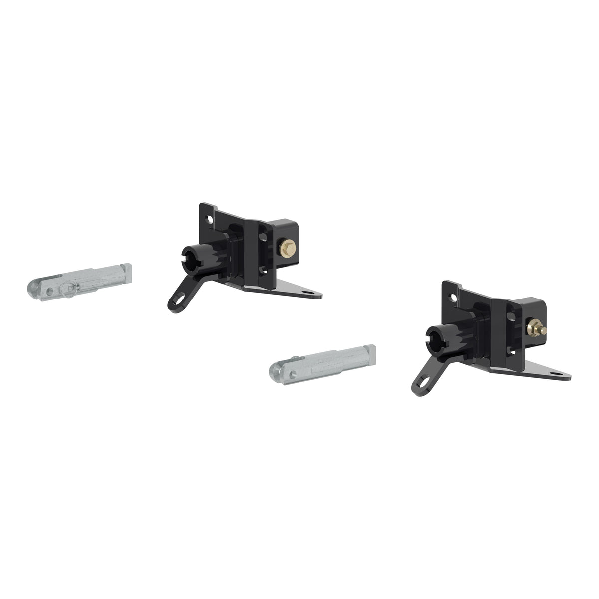 CURT 70143 Custom Tow Bar Base Plate Brackets for Dinghy Towing, Fits Select Ford Bronco with Modular or Standard D-Ring Bumper