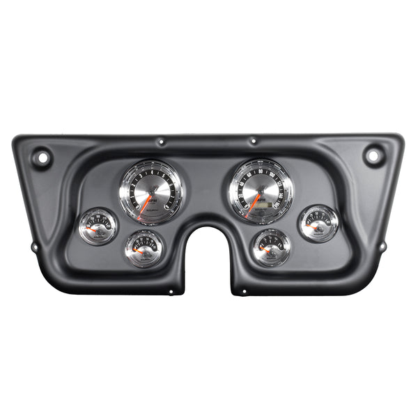 Autometer American Muscle Gauge Kit 6 Pc Chevy Truck C/Suburbn 67-72 Tach/Mph/Fuel/Oilp/Wtmp/Volt - 7032