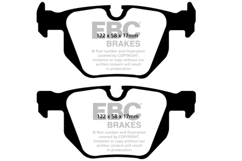 EBC 06-12 BMW 335i 3.0T (E90/E92/E93) Bluestuff Rear Brake Pads - DP51588NDX