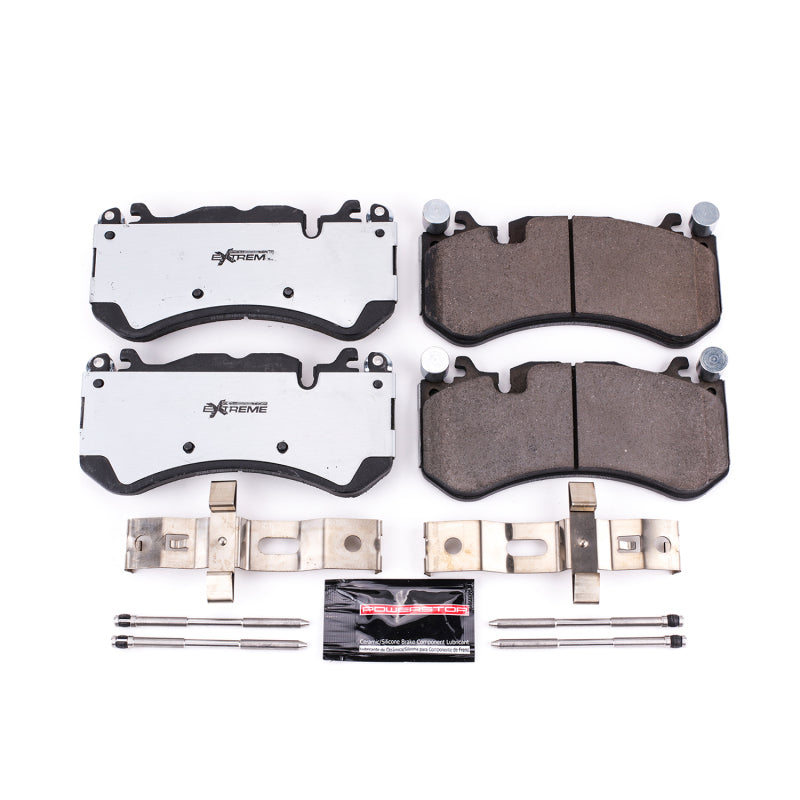Power Stop 14-18 Audi RS7 Front Z26 Extreme Street Brake Pads w/Hardware - Z26-1291 for 2007-2023 Mercedes Benz E63 AMG - fro