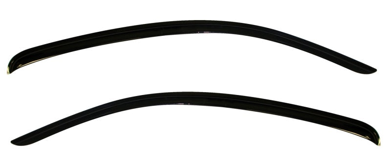 AVS 12-14 Ford Mustang Ventvisor Outside Mount Window Deflectors 2pc - Smoke - 92024