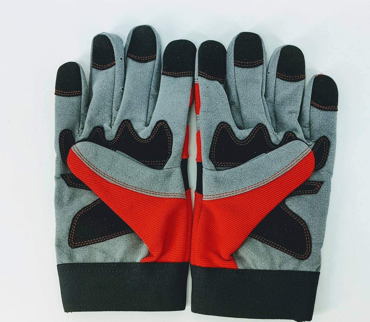 Granatelli X-Large Mechanics Work Gloves - Red/Gray/Black - 706523