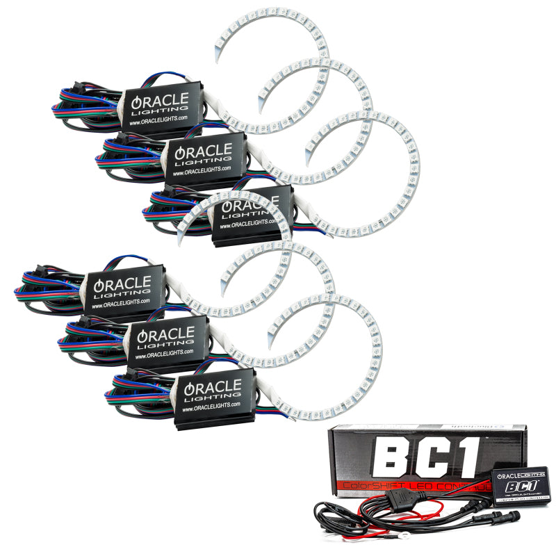 Oracle Mazda 3 04-09 Halo Kit - ColorSHIFT w/ BC1 Controller SEE WARRANTY - 2421-335