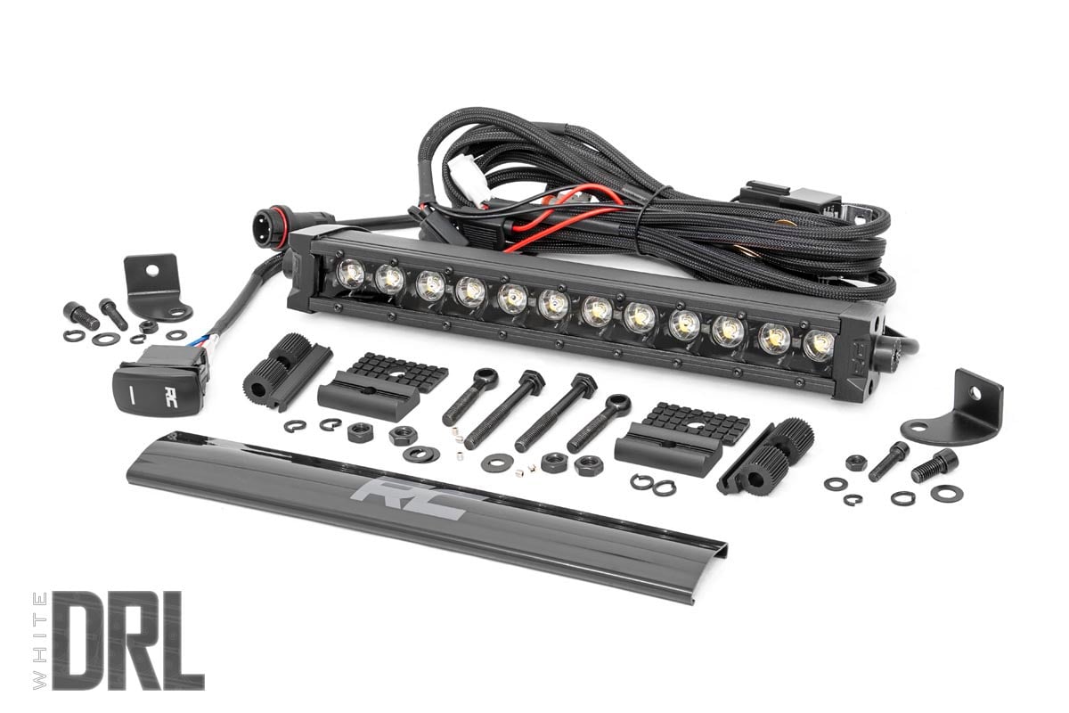Rough Country - 12 Inch Black Series LED Light Bar - Single Row