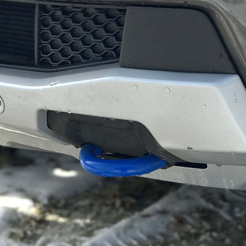 Ford Racing 19-23 Ford Ranger Front Tow Hooks - Pair - Blue - M-18954-RAB