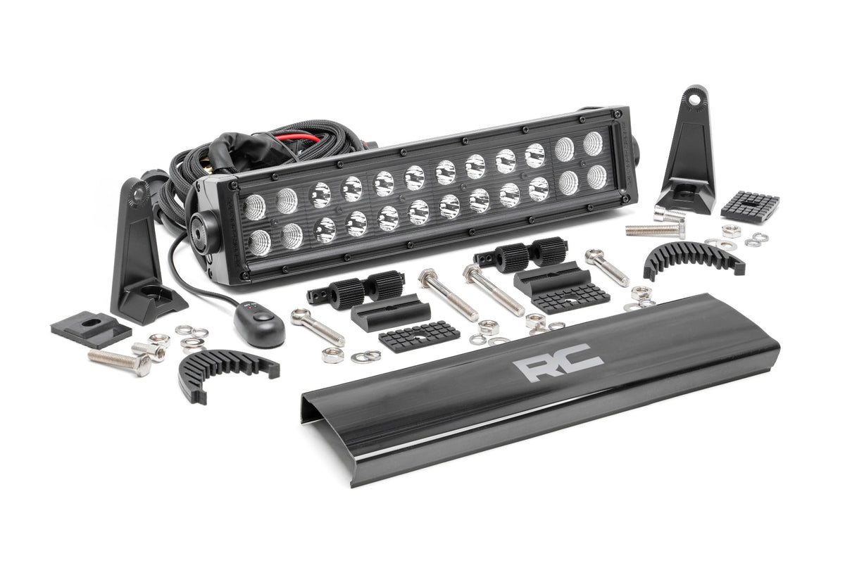 Rough Country - 12 Inch Black Series LED Light Bar - Dual Row