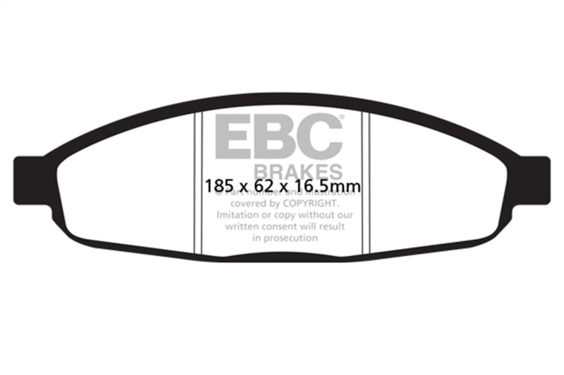 EBC 05-07 Chrysler Pacifica 3.5 Greenstuff Front Brake Pads - DP21688